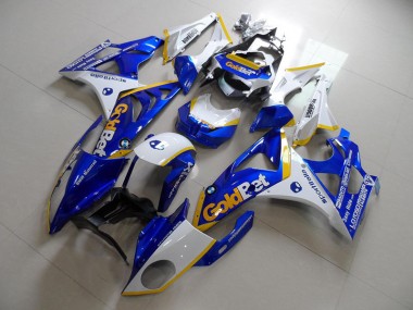 Blue White GoldBet 2009-2014 S1000RR Motorcycle Bodywork