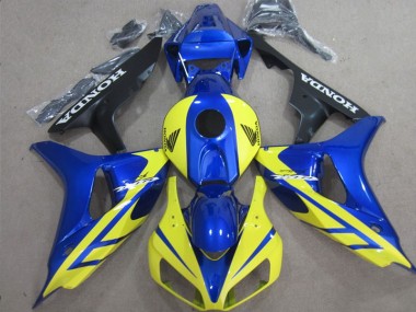 Blue Yellow 2006-2007 CBR1000RR Motorcycle Fairing