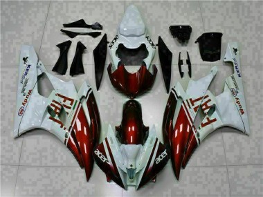 Brown White 2006-2007 YZF R6 Motorcycle Fairings