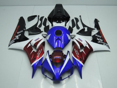 Burgandy and Blue 2006-2007 CBR1000RR Motorcycle Fairings