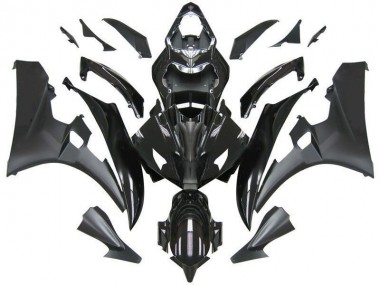 Contrast Black 2006-2007 YZF R6 Motorcycle Fairings