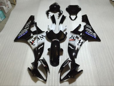 Glossy Black 2006-2007 YZF R6 Motorcycle Fairings