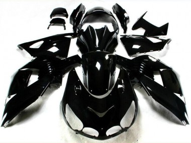 Glossy Black 2006-2011 ZX14R ZZR1400 Motorcycle Fairings