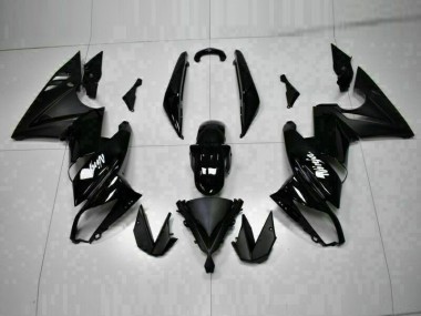 Glossy Black 2009-2011 EX650 Motorcycle Fairings