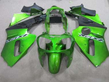 Green 2000-2001 ZX12R Motorcycle Fairings