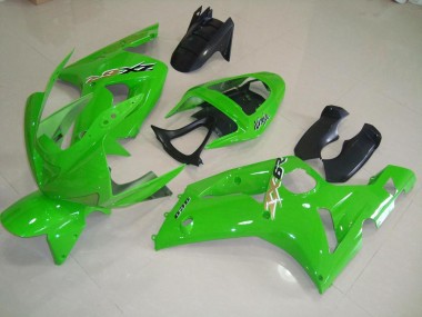 Green 2003-2004 ZX6R Motorcycle Fairings