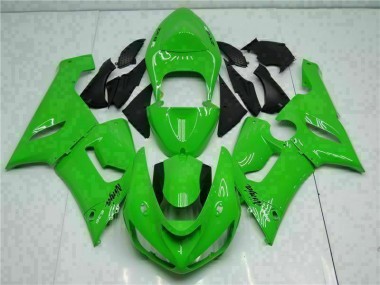 Green 2005-2006 ZX6R Full Motorcycle Fairing Kits