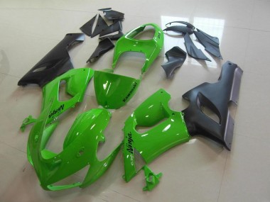 Green 2005-2006 ZX6R Motorcycle Fairings