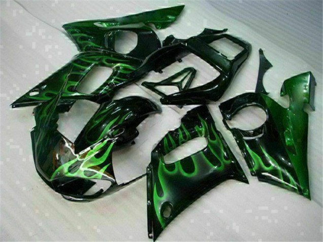 Green Black 1998-2002 YZF R6 Motorcycle Fairings