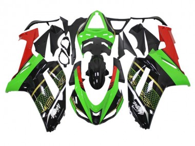 Green Black 2007-2008 ZX6R Motorcycle Fairing