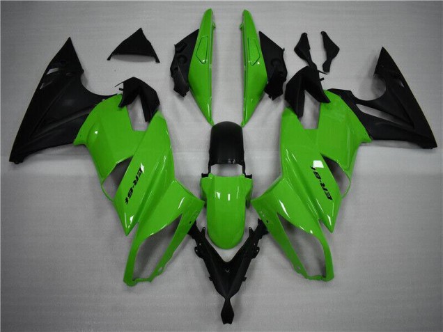 Green Black 2009-2011 EX650 Motorcycle Fairings