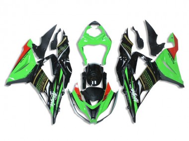 Green Black 2013-2018 ZX6R Motorcycle Fairing