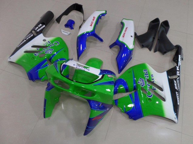 Green Corona 1994-1997 ZX9R Motorcycle Fairings