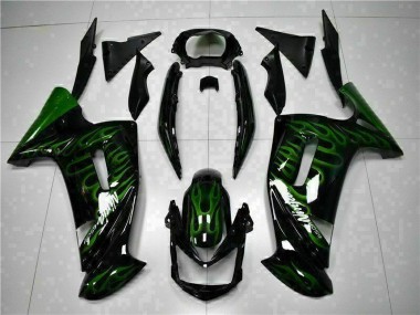 Green Flame 2006-2008 EX650 Motorcycle Fairings