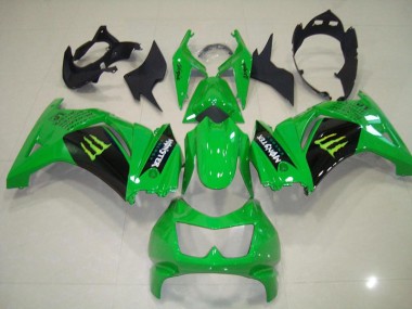 Green Monster 2008-2012 ZX250R Motorcycle Fairings