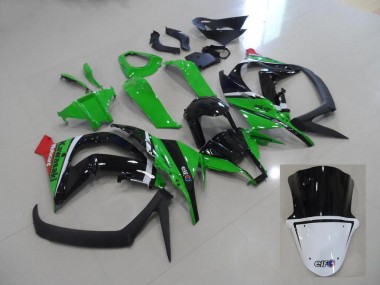 Green and Black 2011-2015 ZX10R Motorcycle Fairing