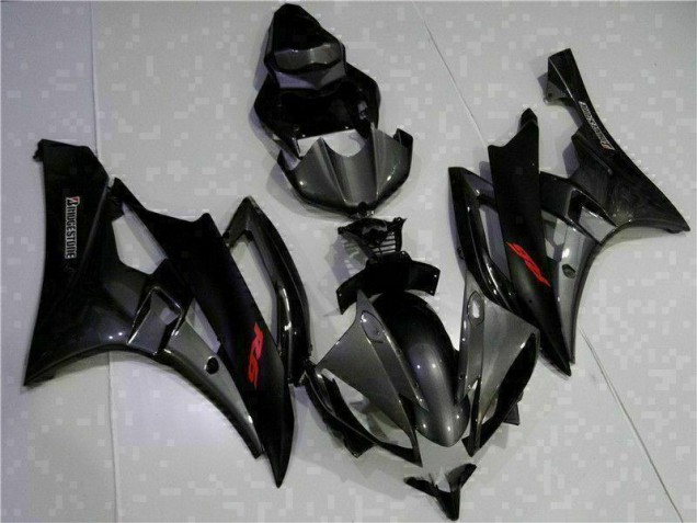 Grey Black 2006-2007 YZF R6 Motorcycle Fairing