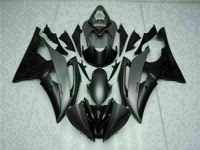 Grey Black 2008-2016 YZF R6 Motorcycle Fairing