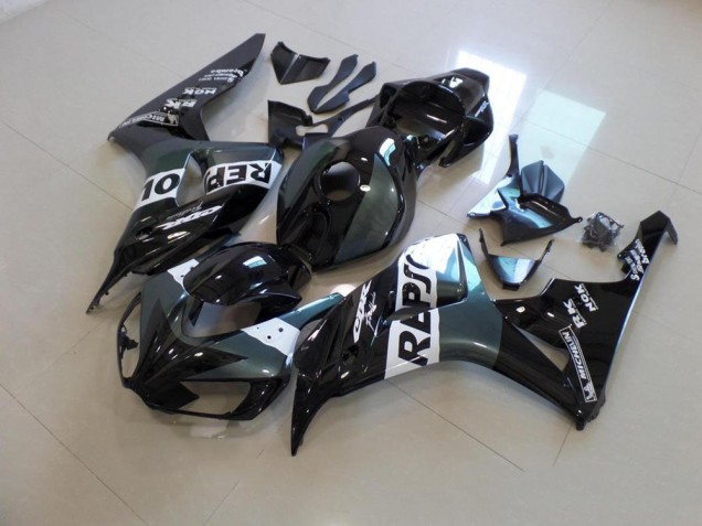 Grey Black Repsol 2006-2007 CBR1000RR Motorcycle Fairings