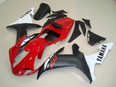 Matte Black Red 2002-2003 YZF R1 Motorcycle Fairings