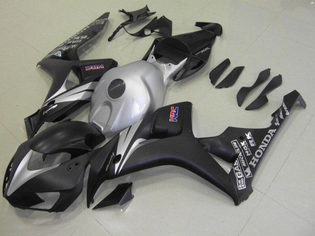 Matte Black Silver 2006-2007 CBR1000RR Motorcycle Fairings