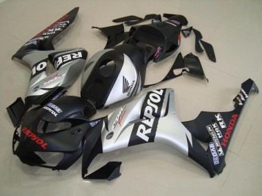 Matte Black Silver Repsol 2006-2007 CBR1000RR Motorcycle Fairings