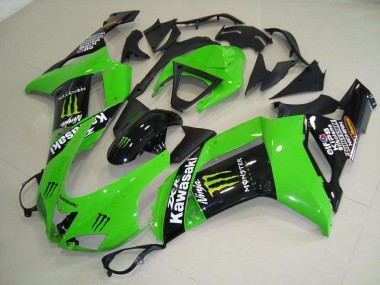 Monster Green 2007-2008 ZX6R Motorcycle Fairings