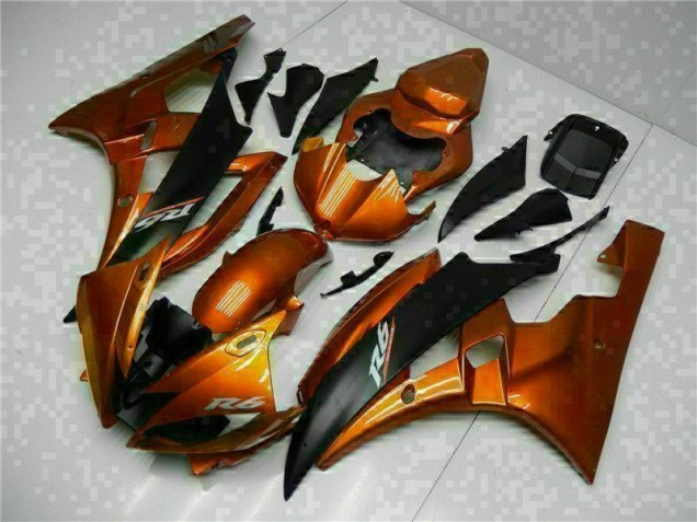 Orange 2006-2007 YZF R6 Motorcycle Fairings