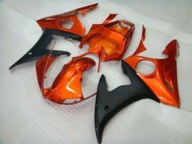 Orange Black 2003-2005 YZF R6 Motorcycle Fairings