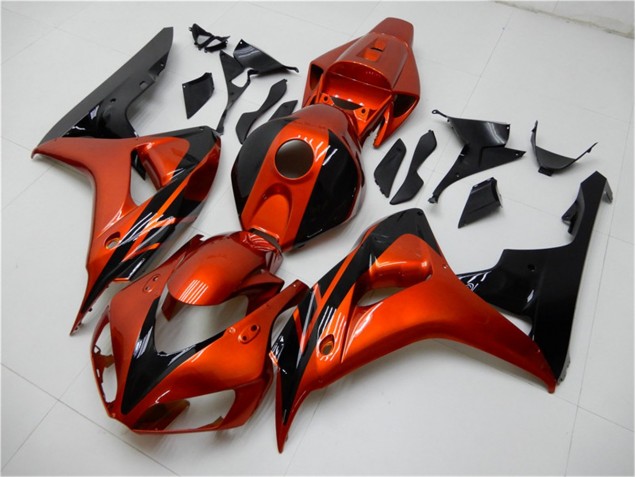 Orange Black 2006-2007 CBR1000RR Motorcycle Fairings