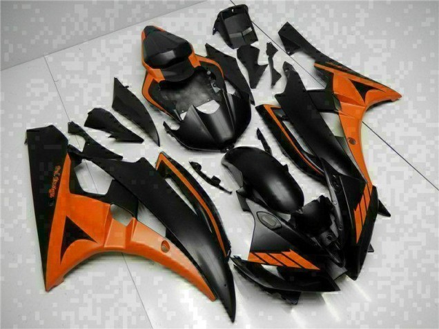 Orange Black 2006-2007 YZF R6 Motorcycle Fairings