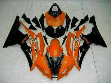 Orange Black 2008-2016 YZF R6 Motorcycle Fairings