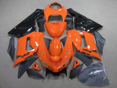 Orange Black Ninja 2005-2006 ZX6R Motorcycle Fairing