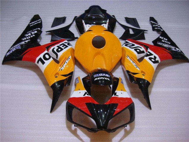 Orange Black Repsol 2004-2005 CBR1000RR Motorcycle Fairing