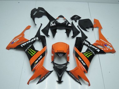 Orange Monster 2008-2010 ZX10R Motorcycle Fairings