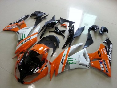 Orange Monster 2009-2012 ZX6R Motorcycle Fairings