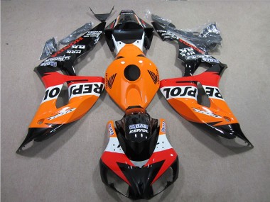 Orange Repsol 2006-2007 CBR1000RR Motorcycle Fairings