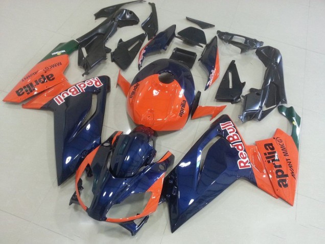 Orange and Dark Blue 2006-2011 RS125 Motorcycle Fairings