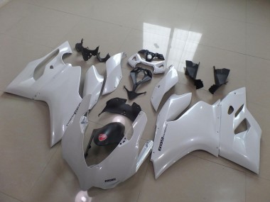 Pearl White 2011-2014 Ducati 1199 Motorcycle Fairings