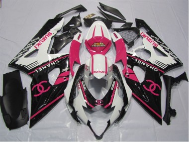 Pink Chanel 2005-2006 GSXR 1000 Motorcycle Fairings