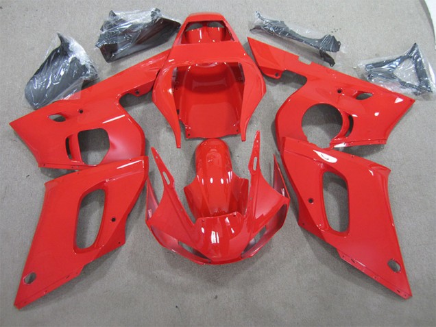 Red 1998-2002 YZF R6 Motorcycle Fairing