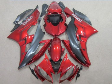 Red 2006-2007 YZF R6 Motorcycle Fairing