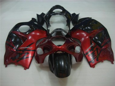 Red Black 1996-2007 GSXR 1300 Hayabusa Motorcycle Fairing