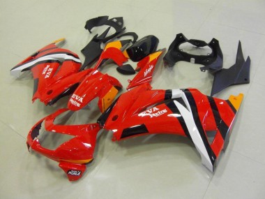 Red Black 2008-2012 ZX250R Motorcycle Fairing