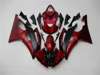 Red Black 2008-2016 YZF R6 Motorcycle Fairing