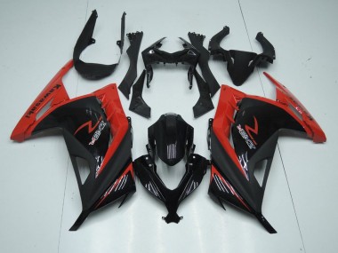 Red Black 2013-2016 ZX300R Motorcycle Fairing