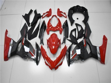 Red Black 2018-2023 EX400 Motorcycle Fairings