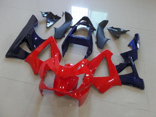 Red Dark Blue 2000-2001 CBR900RR 929 Motorcycle Fairings