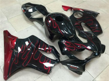 Red Flame 2001-2003 CBR600 F4i Motorcycle Fairings