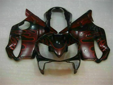 Red Flame 2004-2007 CBR600 F4i Motorcycle Fairings